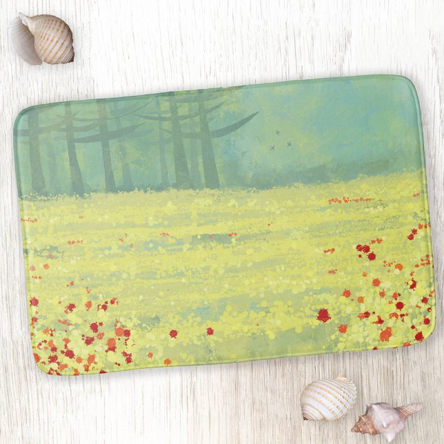 Tapis De Bain Meadow Landscape (Créateur téléchargé)
