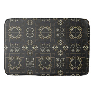 Tapis De Bain Médaillon Ornemental Géométrique