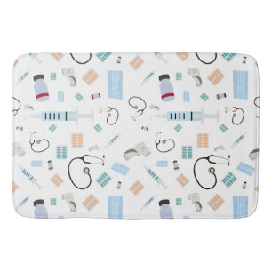 Tapis De Bain Médecin de santé Motif Fournitures Médicales