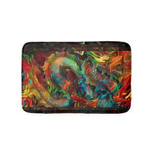 Tapis De Bain Méditation Oracle du Dragon oriental ou