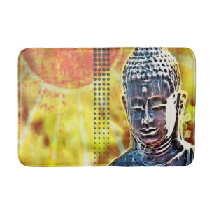 Tapis De Bain Méditation Yoga Nouvel Âge Spirituel Zen Bouddha