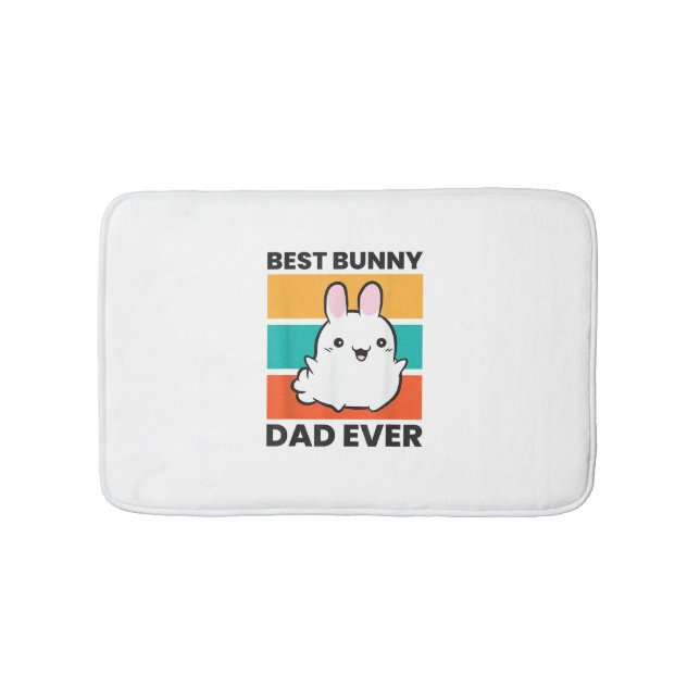Tapis De Bain Meilleur Bunny Papa Jamais Lapin mignon lapin lapi (Devant)
