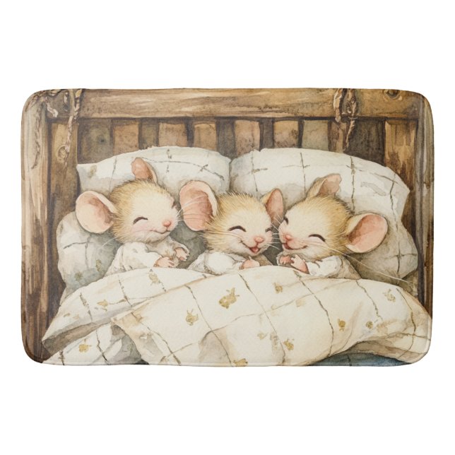 Tapis De Bain Mélange de bain pour souris au coucher (Devant)
