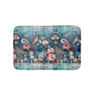 Tapis De Bain Mer savonneuse habitants de poissons amusants