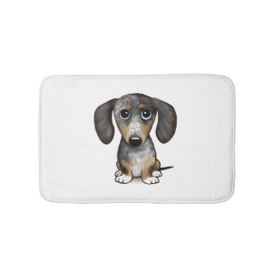 Tapis De Bain Merle Dapple Dachshund mignon chien Wiener