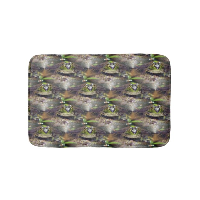 Tapis De Bain Mignon Bullfrog animal Motif nature (Devant)