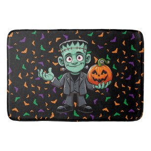 Tapis De Bain Mignon, monstre du dessin animé Frankenstein