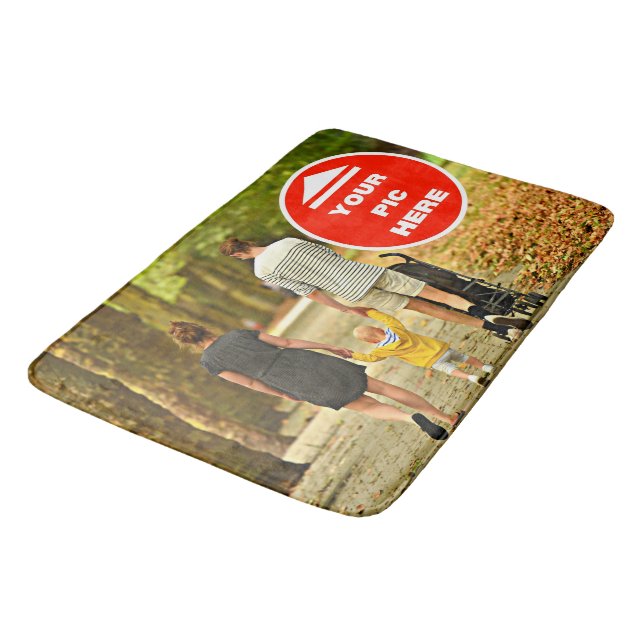 Tapis De Bain Mignonne ! Salon de bain - Personnalisé - Grand (Angle)