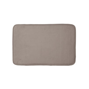 Tapis De Bain minimaliste beige beige solide sobre élégant chi