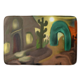 Tapis De Bain Mission espagnole Art Abstrait Sud-Ouest