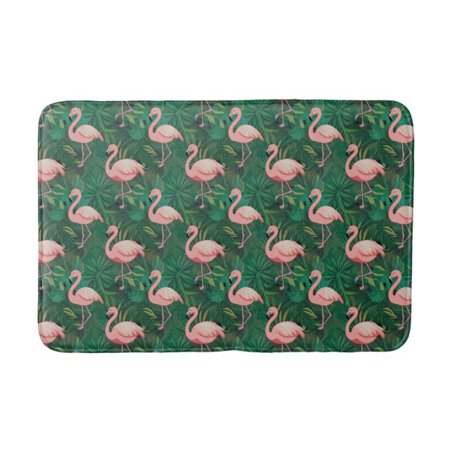 Tapis De Bain Modèle de flamant tropical (Devant)
