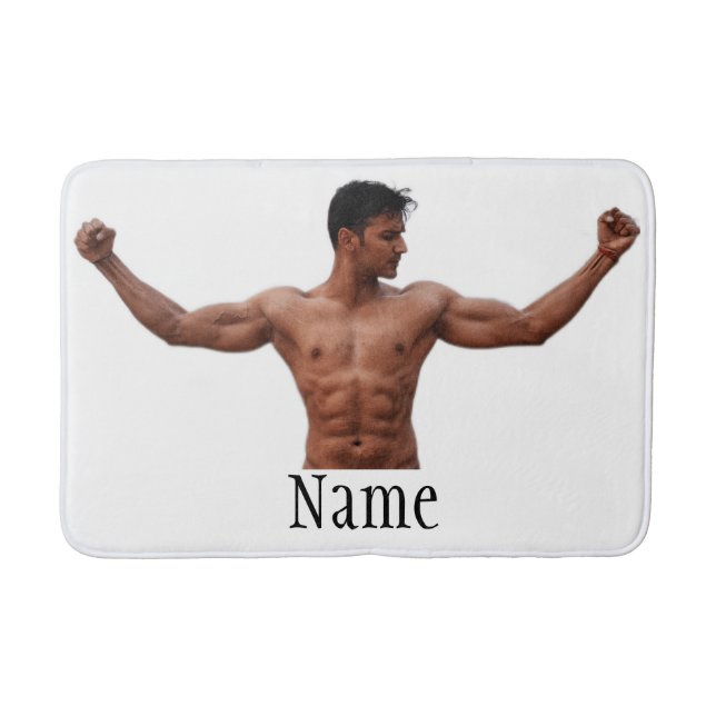 Tapis De Bain Modèle Fitness Homme Thunder_Cove (Devant)