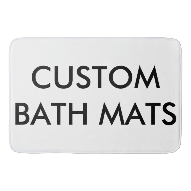 Tapis De Bain Modèle vierge de bain de douche personnalisé (Devant)