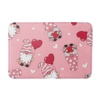 Tapis De Bain Modern Minimal Red Heart Valentine’s Day Present