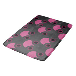 Tapis De Bain Moderne vintage rose et gris