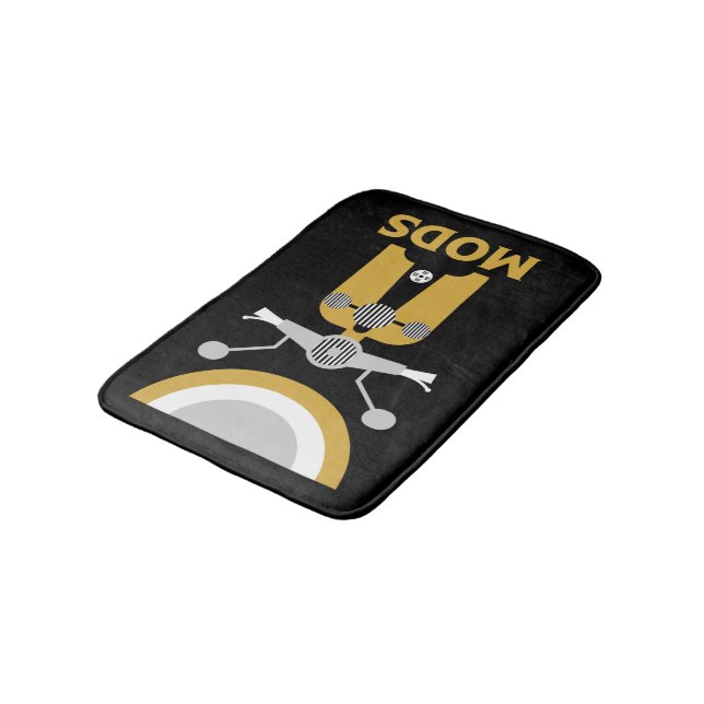 Tapis De Bain Mods Et Rockers Anglais D'Inspiration vintage (Angle)