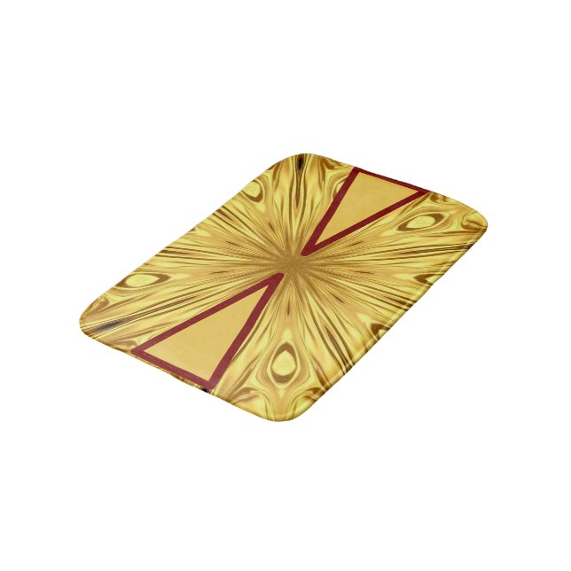 Tapis De Bain Molten Ore Aesthetic: Gilded Zenith Symmetrical Cr (Angle)