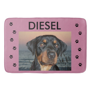 Tapis De Bain Mon animal de compagnie et mes pattes