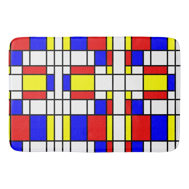 Tapis De Bain Mondrian a inspiré (Devant)