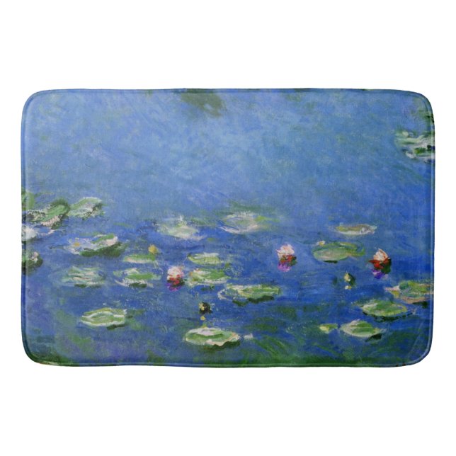 Tapis De Bain Monet Water Lilies Fine Art (1906) (Devant)