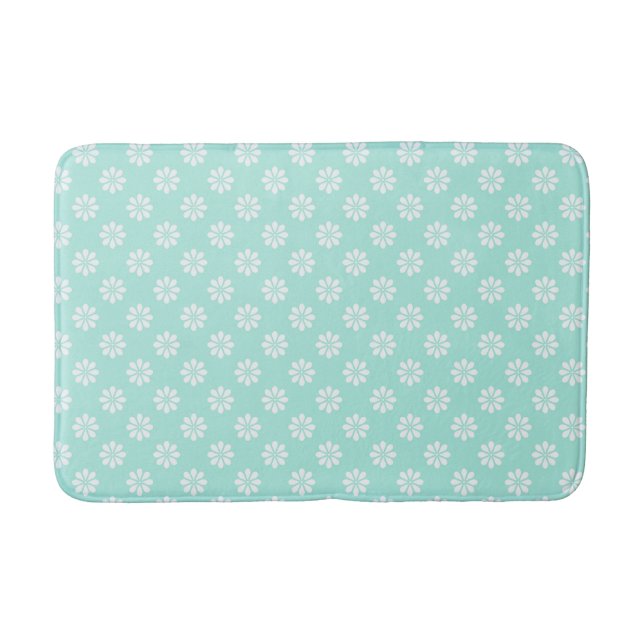 Tapis De Bain Monnaie verte et blanche (Devant)
