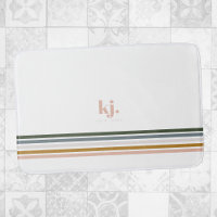 Monogramme Bandes Rétro Chic