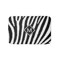 Monogramme noir moderne Grilles Nom initial