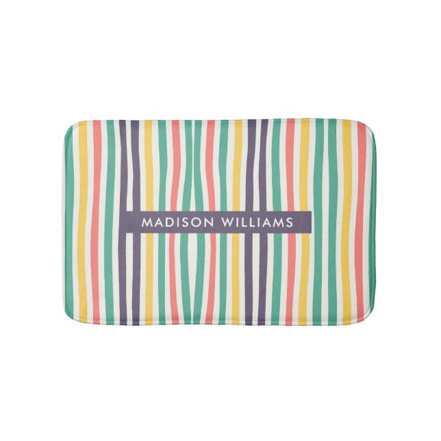 Tapis De Bain monogrammed, nom, (Devant)