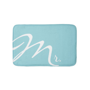 Tapis de bain Monsieur Aquamarine