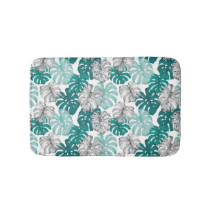 Tapis De Bain Monstera Duo Tone : Tropiques minimes