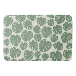 Tapis De Bain Monstera - Vert