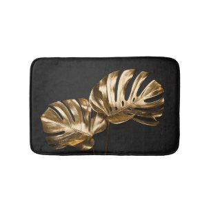 Tapis De Bain Monstère d'or : Composition artistique luxueuse