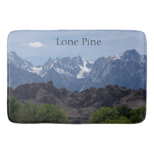Tapis De Bain Montagnes enneigées de Lone Pine
