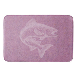 Tapis De Bain Montée saumon