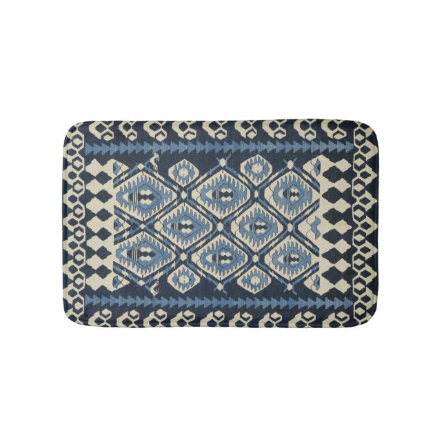 Tapis De Bain Moquette orientale turque Perse bleu (Devant)