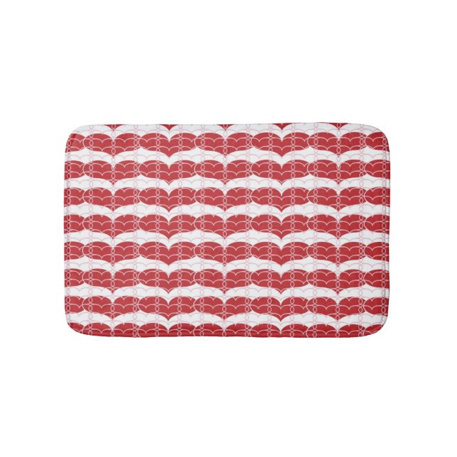 Tapis De Bain Motif 2 de coeur (Devant)