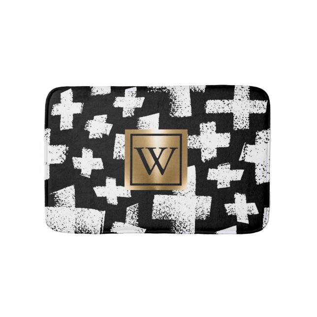Tapis De Bain Motif Abstrait (Devant)