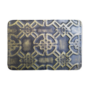 Tapis De Bain Motif abstrait de mudcloth africain vintage