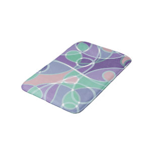 Tapis De Bain Motif Abstrait moderne Designer