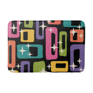 Tapis De Bain Motif Abstrait moderne du milieu du siècle