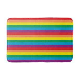 Tapis De Bain Motif arc-en-ciel simple