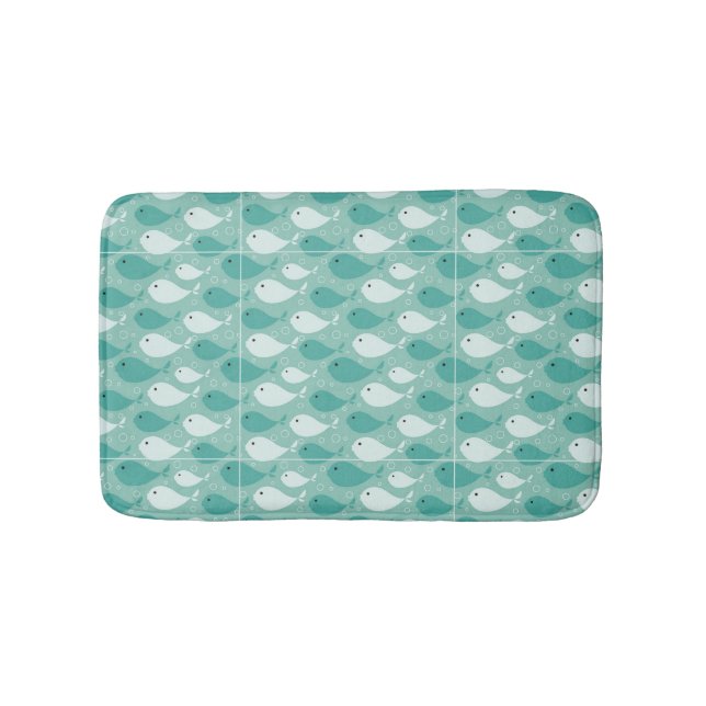 Tapis De Bain motif avec des poissons (Devant)