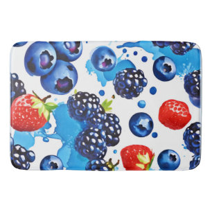 Tapis De Bain Motif Berry dynamique