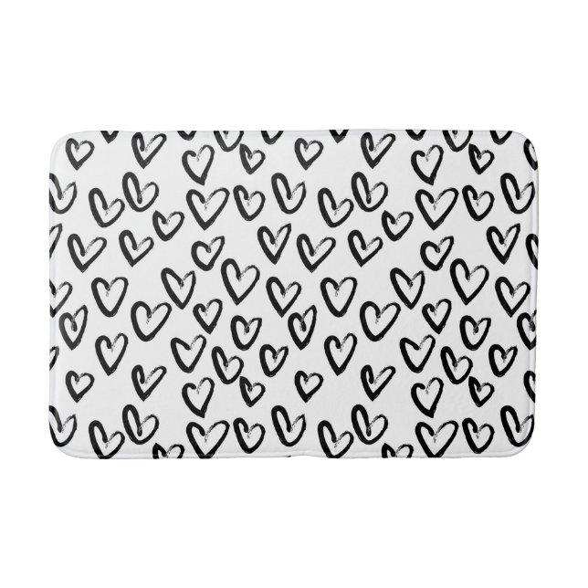 Tapis De Bain Motif cardiaque de peinture AVC (Devant)