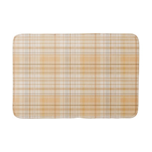 Tapis De Bain Motif carreaux à épices de citrouille d'automne
