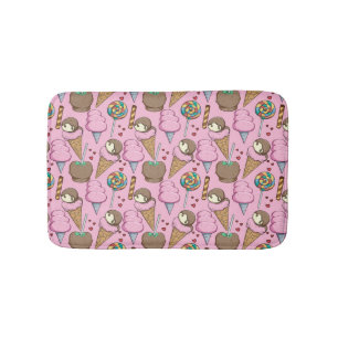 Tapis De Bain Motif crème glacée motif Lollies lollipop 26