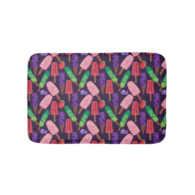 Tapis De Bain Motif crème glacée | motif Lollies | lollipop 6 (Devant)