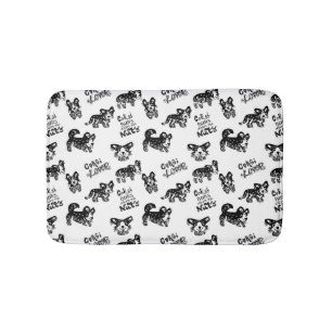 Tapis De Bain Motif Cute Corgi