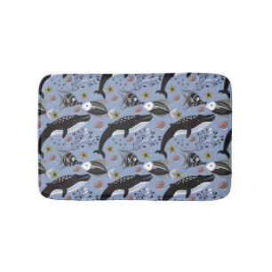 Tapis De Bain Motif d'animaux aquatiques vie sous-marine 19