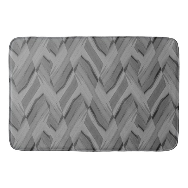 Tapis De Bain Motif de bain en marbre de charbon complexe (Devant)